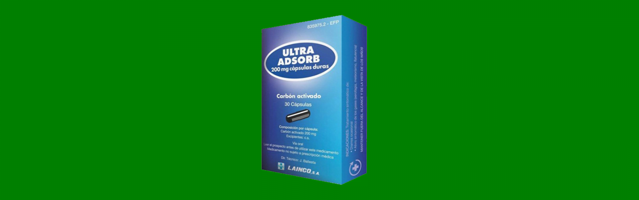 ultra adsorb carbono activo