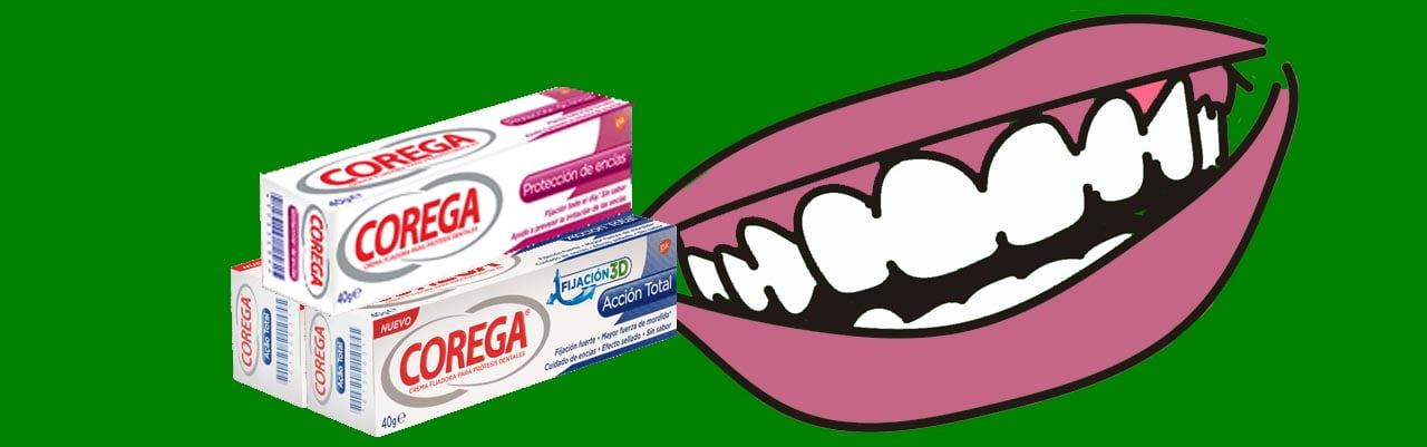 pegamento de dientes en farmacia corega